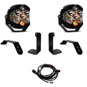Jeep JT Auxiliary Light Kit - Baja Designs - Dual LP6 - `18-`27